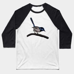 Fairy wren drawing Baseball T-Shirt